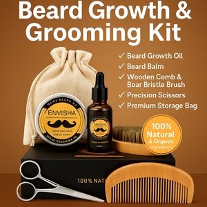 🧔🔥 BUY ONE GET ONE FREE!!! Beard Growth & Grooming Kit 🔥🧔